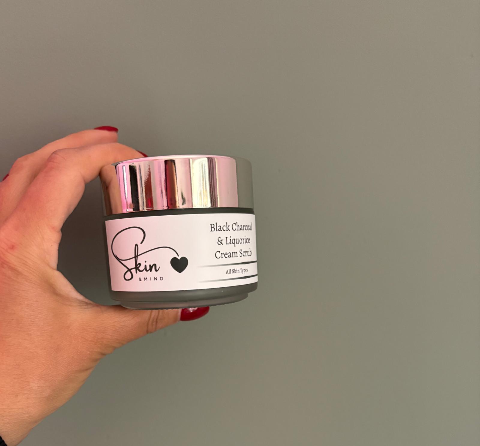 Black Charcoal & Liquorice Cream Scrub